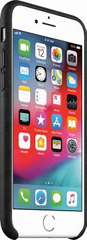 Image result for Apple Leather Case for iPhone 8/7 - Black