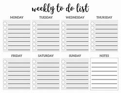 Image result for Daily to Do List