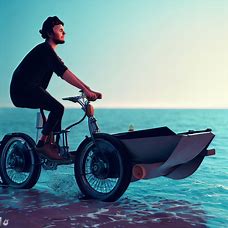 Create a bike that can transform into a boat and vice versa.