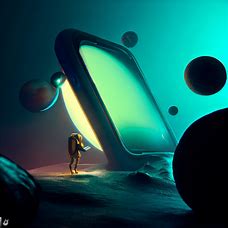An iPhone X turns into a quirky spaceship exploring an alien planet.