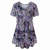 Image result for Short Sleeve Tunic Blouses