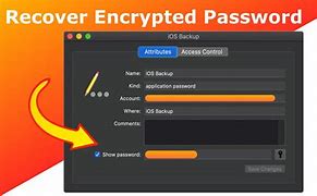 Image result for Password Recovery for iPhone Backup