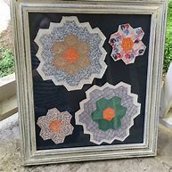 Image result for Vintage Quilt with Yarn Pieces