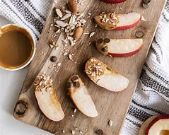 Image result for Peanut Butter On an Apple Slice