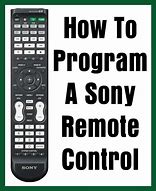 Image result for Sony TV Remote Setup