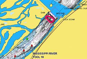 Image result for Mississippi River Pool 9 Map