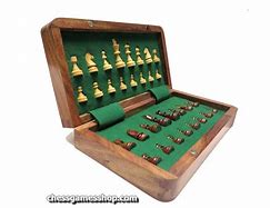 Image result for Magnetic Chess Set with Clock