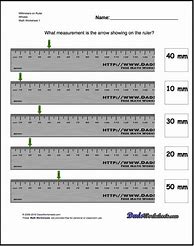 Image result for Sen Worksheets for Measuring Length