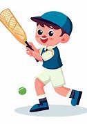 Image result for Children Playing Cricket Cartoon