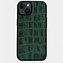 Image result for Clear Phone Case On Dark Green iPhone