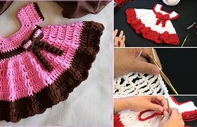 Image result for Crochet Baby Dress