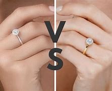 Image result for White Gold vs Yellow Gold