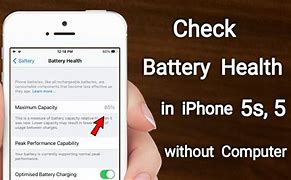 Image result for Battery Health in iPhone 5S