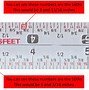 Image result for Measuring Tape Fractions