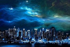 Image result for Bright Night Sky City