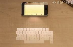 Image result for iPhone 5 Hologram Keyboard