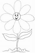 Image result for Traceable Flower Drawings