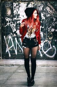 Image result for Aesthetic Punk Rock Grunge Outfits