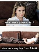 Image result for Back Pain Meme Funny