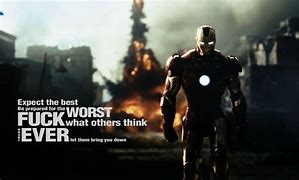 Image result for Desktop Iron Man Wallpaper with Motivational Quotes