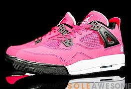 Image result for All Pink Jordan 4