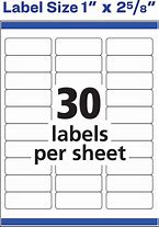 Image result for Avery Mailing Labels 4X6