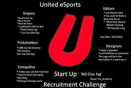 Image result for eSports Recruitment Poster