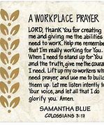 Image result for Prayer for Good Day at Work