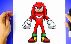Image result for Drawings of Knuckles From Sonic 2