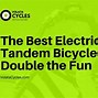 Image result for Electric Tandem Bike