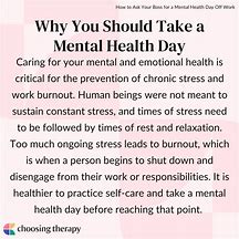 Image result for Mental Health Day Off Work