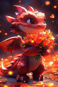 Cupid creatives red dragons are all in kinda dragons – Artofit