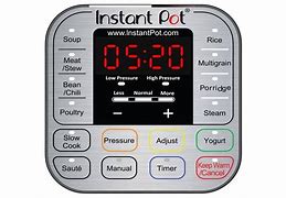 Image result for Iinstant Pot Picture of Buttons