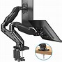 Image result for Dual Monitor Desk Mount Stand