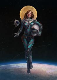 Image result for Sci-Fi Space Woman