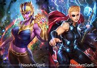 Image result for Guardians of the Galaxy vs Thanos