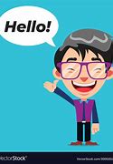 Image result for Say Hello Cartoon