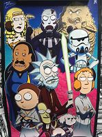 Image result for Crossover of Rick and Morty and Star Wars