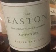 Image result for Easton Zinfandel California Shenandoah Valley