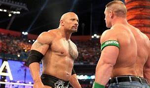 Image result for The Rock Near John Cena
