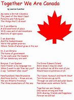 Image result for Canada Day Poem