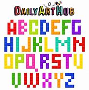 Image result for Block Letters Whole Alphabet