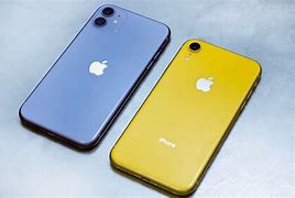 Image result for iPhone XR Next to iPhone 11