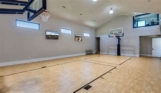 Image result for Indoor Home Basketball Court