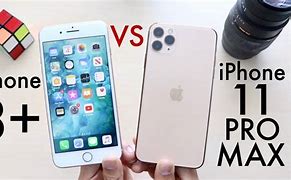 Image result for iPhone 11 vs 8 Plus Phone Sizes