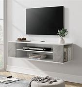 Image result for Contemporary 48 in White Floating TV Stand