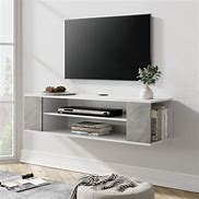 Image result for Modern Floating White TV Stand