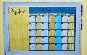 Image result for DIY Dry Erase Calendar