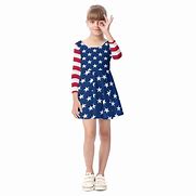 Image result for American Flag Dresses for Girls