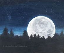 Image result for Poster Using Oil Pastel Moon